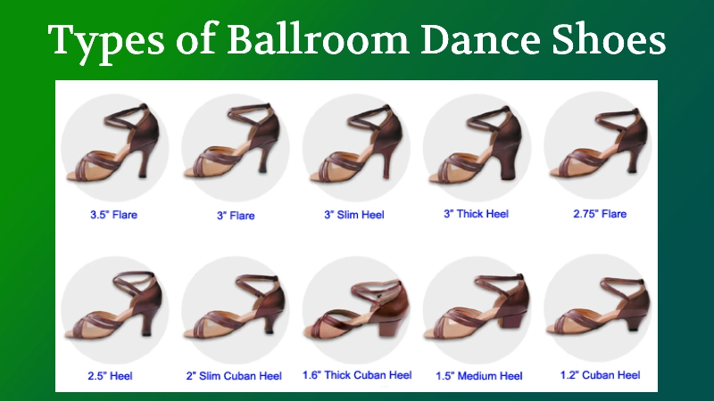 Types of Ballroom Dance Shoes